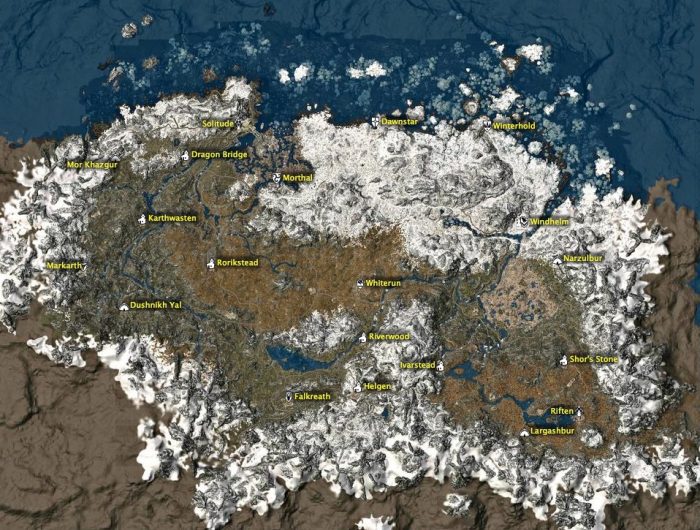 Skyrim - Mapas Interactivos 1