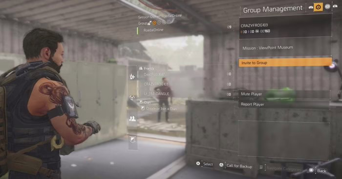 The Division 2 - Cómo crear (y dejar) un grupo 1