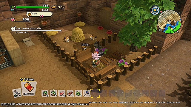 Dragon Quest Builders 2 - Cómo construir el zoológico de mascotas
