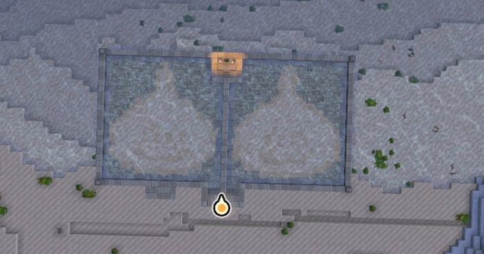 Dragon Quest Builders 2 - Cómo resolver el puzzle de construcción de los gemelos Slime 1