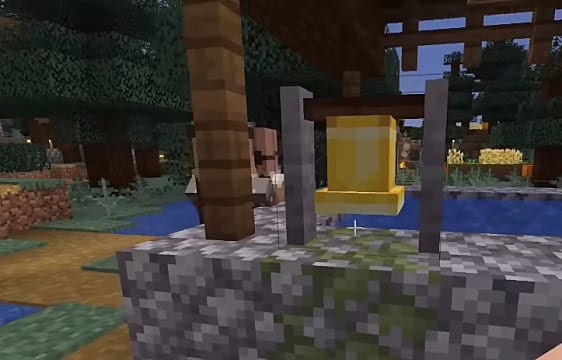 Minecraft - Cómo hacer una campana (1.14) 2