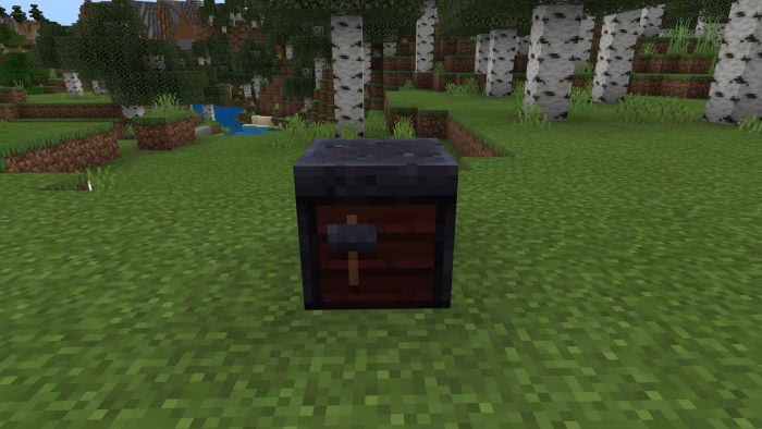 Minecraft - Cómo hacer una mesa de Herrería (1.14) 2
