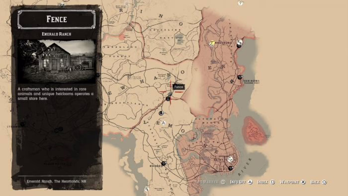 Red Dead Redemption 2 - Donde vender tus artículos robados - Guía de Cercados