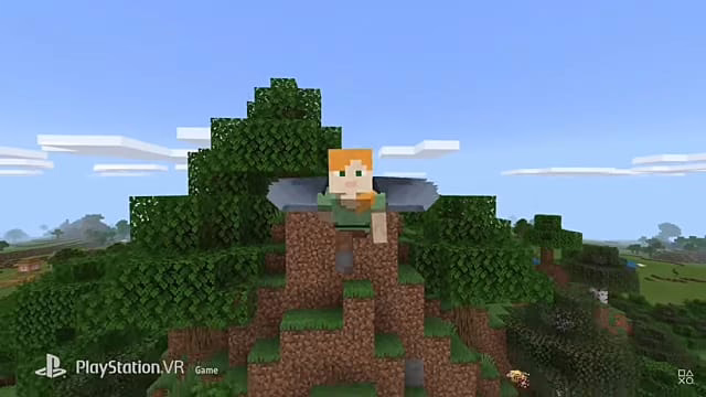Minecraft VR cobra vida en PlayStation 4