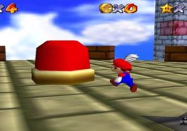 Super Mario 64 - Dónde encontrar el botón rojo y desbloquear los bloques rojos 1