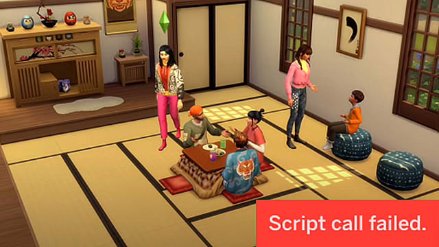 Los Sims 4 - Solucionar errores de carga tras actualizar (Script Call Failed) 1
