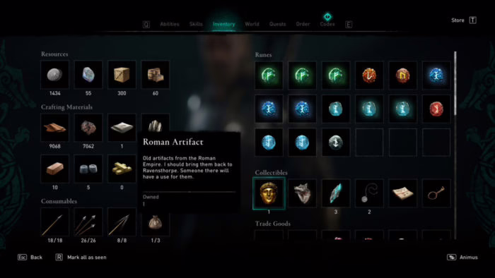 Assassin’s Creed Valhalla - Artefactos Romanos. Qué hacer con ellos 1
