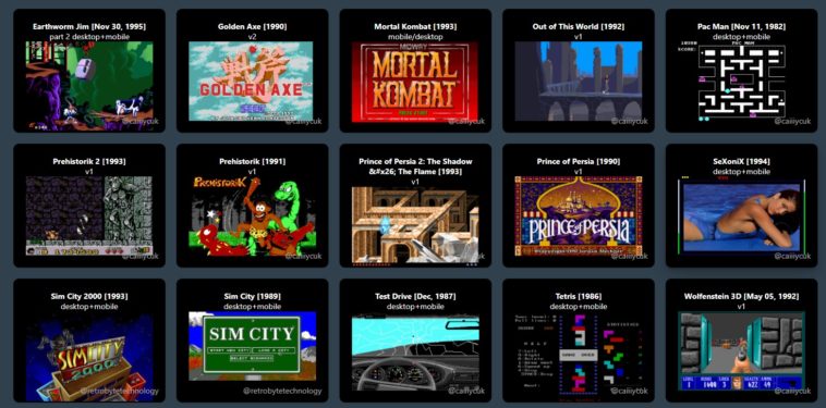 DOS.Zone - Una biblioteca para nostálgicos, los primeros juegos de PC en tu navegador o móvil 1