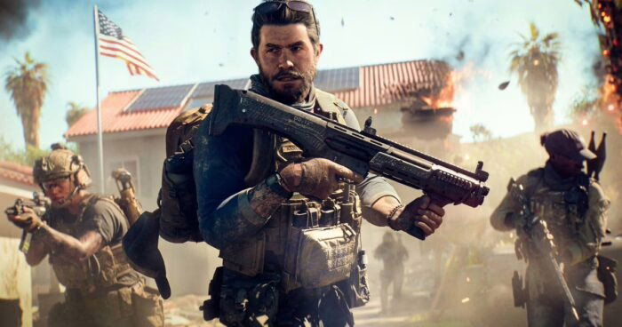 Soldado en acción durante combate urbano en Battlefield 6