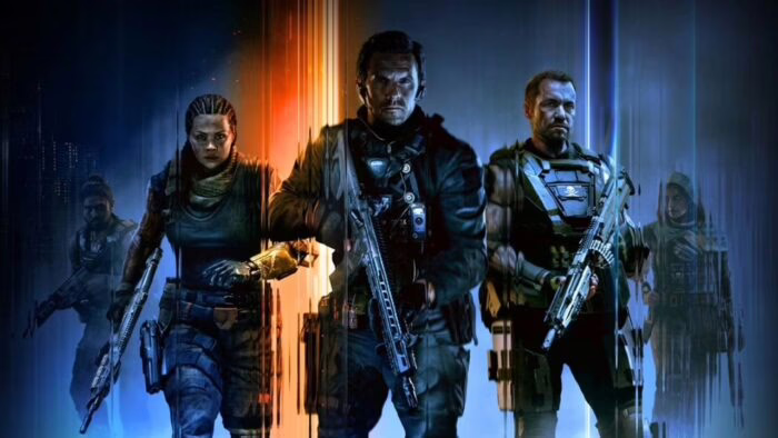 Personajes principales de Call of Duty Black Ops 7 con armas