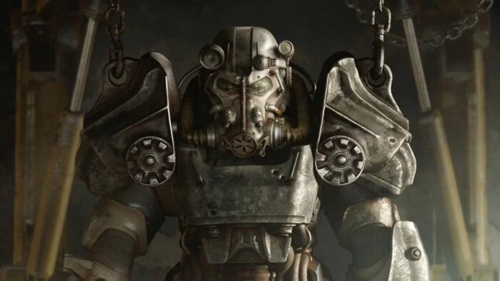 Personaje con armadura de poder en Fallout 4 Anniversary Edition